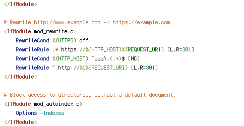 HTTP_HOST, HTTPS, REQUEST_URI, SCRIPT_FILENAME