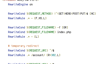 ENV, GET, POST, PUT, REQUEST_FILENAME, REQUEST_METHOD, REQUEST_URI