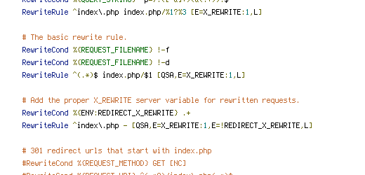 ENV, GET, QUERY_STRING, REDIRECT_X_REWRITE, REQUEST_FILENAME, REQUEST_METHOD, REQUEST_URI