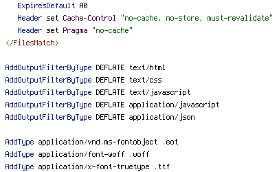 DEFLATE, no-cache, Pragma