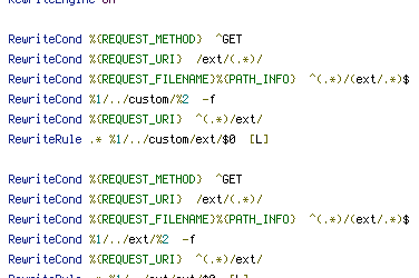 GET, PATH_INFO, REQUEST_FILENAME, REQUEST_METHOD, REQUEST_URI