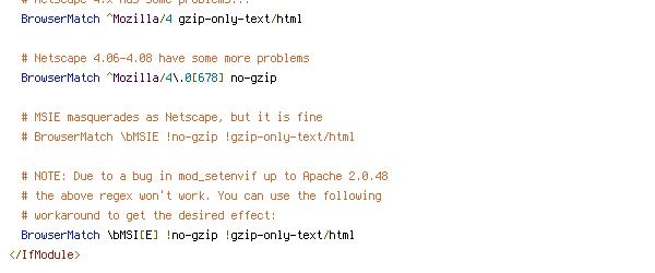 DEFLATE, no-gzip