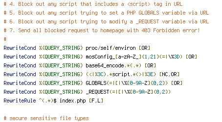 CACHE, QUERY_STRING