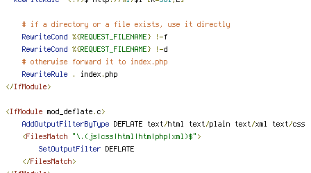 DEFLATE, GET, HTTP_HOST, POST, PUT, REQUEST_FILENAME