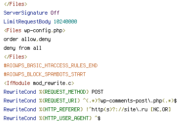 HTTP_REFERER, HTTP_USER_AGENT, POST, REQUEST_FILENAME, REQUEST_METHOD, REQUEST_URI