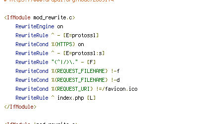 HTTPS, protossl, REQUEST_FILENAME, REQUEST_URI