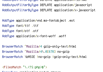 DEFLATE, no-gzip, REQUEST_FILENAME