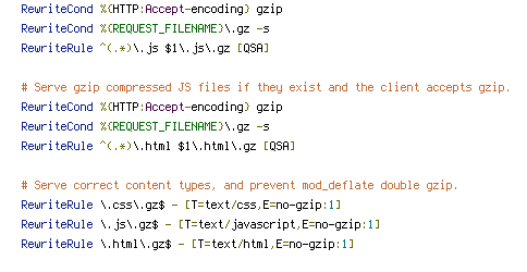 no-gzip, REQUEST_FILENAME