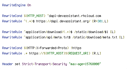 HTTP_HOST, REQUEST_URI, static, X-Forwarded-Proto