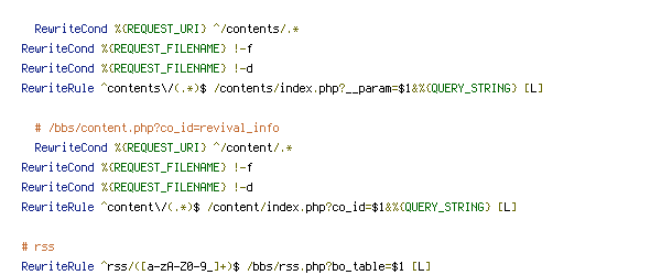 HTTP_HOST, QUERY_STRING, REQUEST_FILENAME, REQUEST_URI