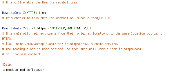 DEFLATE, HTTPS, SERVER_NAME