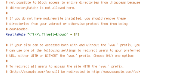 ENV, HTTP_HOST, HTTPS, no-gzip, POST, protossl, REQUEST_FILENAME, REQUEST_URI