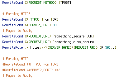 HTTPS, POST, REQUEST_METHOD, REQUEST_URI, SERVER_NAME, SERVER_PORT