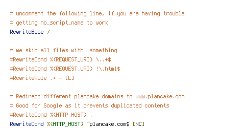 HTTP_HOST, no-cache, REQUEST_FILENAME, REQUEST_URI