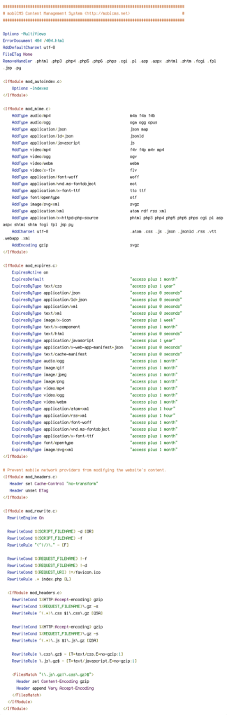 no-gzip, REQUEST_FILENAME, REQUEST_URI, SCRIPT_FILENAME