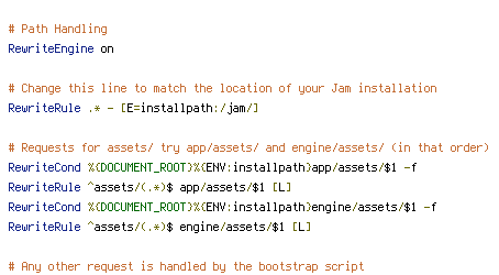 DOCUMENT_ROOT, ENV, installpath, REDIRECT_STATUS