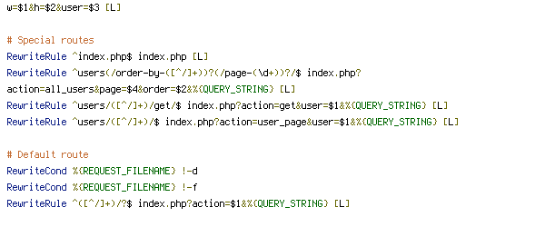 QUERY_STRING, REQUEST_FILENAME