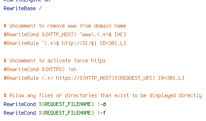 HTTP_HOST, HTTPS, REQUEST_FILENAME, REQUEST_URI