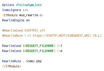 HTTP_HOST, HTTPS, REQUEST_FILENAME, REQUEST_URI