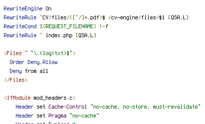 no-cache, Pragma, REQUEST_FILENAME