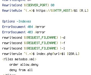 HTTP_HOST, REQUEST_FILENAME, SERVER_PORT