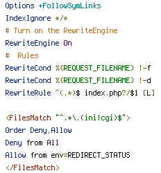 REDIRECT_STATUS, REQUEST_FILENAME