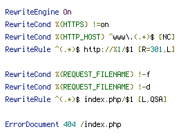 HTTP_HOST, HTTPS, REQUEST_FILENAME