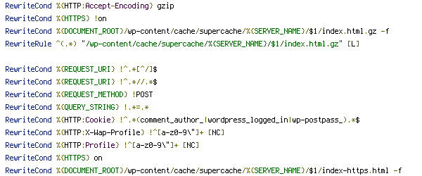 DOCUMENT_ROOT, HTTPS, POST, Profile, QUERY_STRING, REQUEST_FILENAME, REQUEST_METHOD, REQUEST_URI, SERVER_NAME, X-Wap-Profile