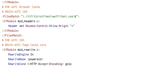 DEFLATE, DOCUMENT_ROOT, ENV, HTTP_COOKIE, HTTP_HOST, POST, QUERY_STRING, REQUEST_METHOD, REQUEST_URI, W3TC_ENC, W3TC_PREVIEW