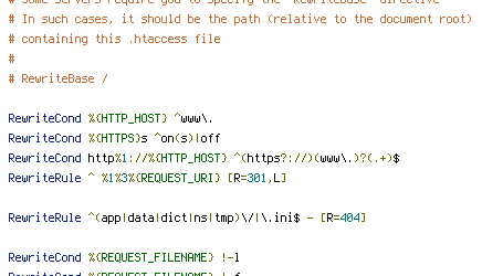 HTTP_HOST, HTTPS, REQUEST_FILENAME, REQUEST_URI