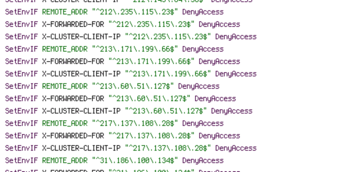 HTTP_REFERER, HTTP_USER_AGENT, POST, REMOTE_ADDR, REQUEST_METHOD, REQUEST_URI, SCRIPT_FILENAME