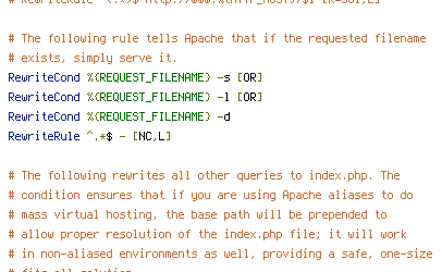 ENV, HTTP_HOST, REQUEST_FILENAME, REQUEST_URI