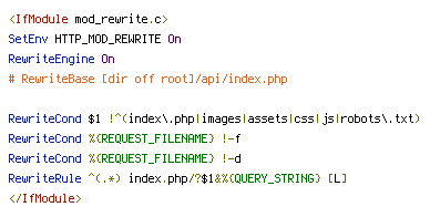 QUERY_STRING, REQUEST_FILENAME