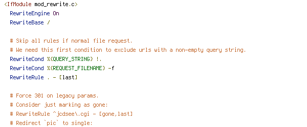 QUERY_STRING, REQUEST_FILENAME