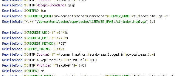 DOCUMENT_ROOT, HTTPS, POST, Profile, QUERY_STRING, REQUEST_FILENAME, REQUEST_METHOD, REQUEST_URI, SERVER_NAME, X-Wap-Profile