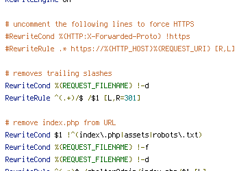 HTTP_HOST, HTTPS, REQUEST_FILENAME, REQUEST_URI, X-Forwarded-Proto