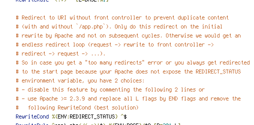 ENV, REDIRECT_STATUS, REQUEST_FILENAME, REQUEST_URI