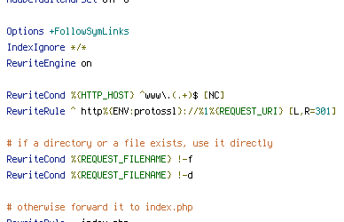 ENV, HTTP_HOST, protossl, REQUEST_FILENAME, REQUEST_URI