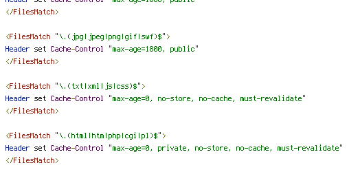 DEFLATE, no-cache, no-gzip