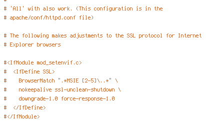 downgrade-1.0, force-response-1.0, nokeepalive