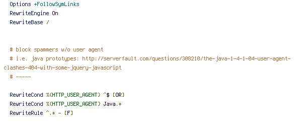 HTTP_USER_AGENT, PATH_INFO, REMOTE_USER, REQUEST_FILENAME