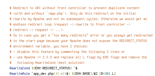 ENV, REDIRECT_STATUS, REQUEST_FILENAME, REQUEST_URI