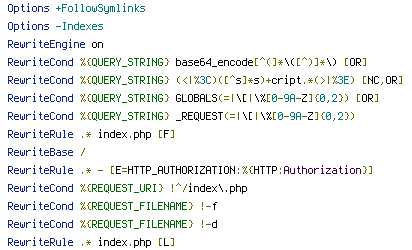 QUERY_STRING, REQUEST_FILENAME, REQUEST_URI