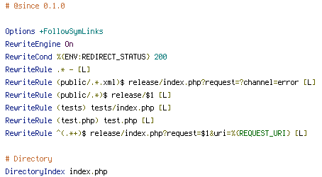 ENV, REDIRECT_STATUS, REQUEST_URI