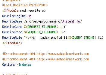 QUERY_STRING, REQUEST_FILENAME