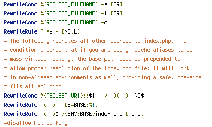 ENV, HTTP_REFERER, REQUEST_FILENAME, REQUEST_URI