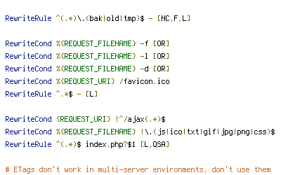 ENV, REQUEST_FILENAME, REQUEST_URI