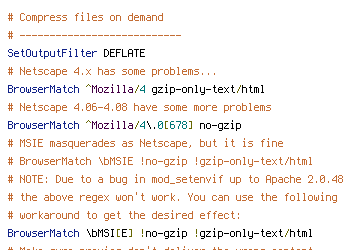 DEFLATE, no-gzip