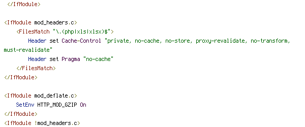 DEFLATE, HTTPS, no-cache, Pragma, REQUEST_FILENAME, REQUEST_URI, SERVER_NAME