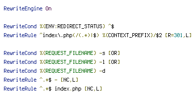 CONTEXT_PREFIX, ENV, REDIRECT_STATUS, REQUEST_FILENAME